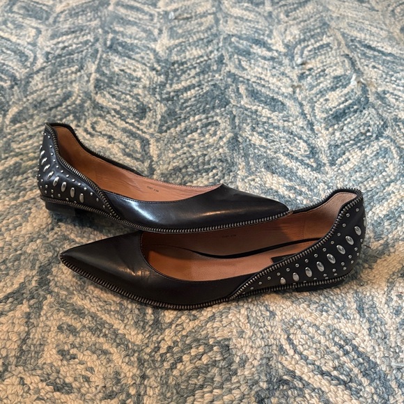 Rachel Zoe Shoes - Rachel Zoe Black Studded Flats